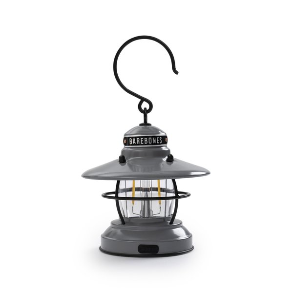 Barebones Living Barebones Edison Mini Lantern - Vintage Adjustable Camping Light Slate Grey LIV-293